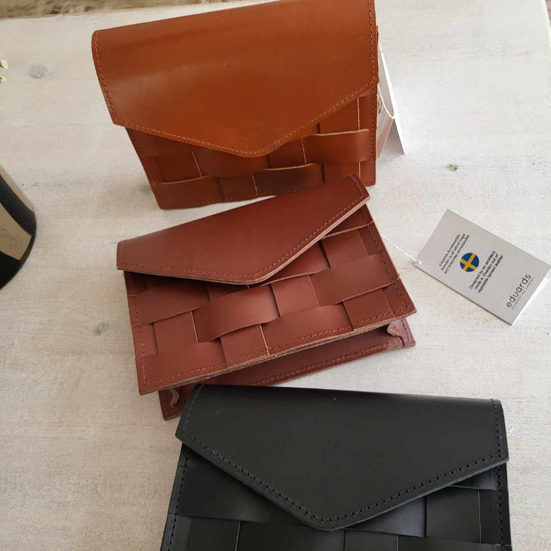 Skinnväska näver mini cognac (Eduardsaccessories)