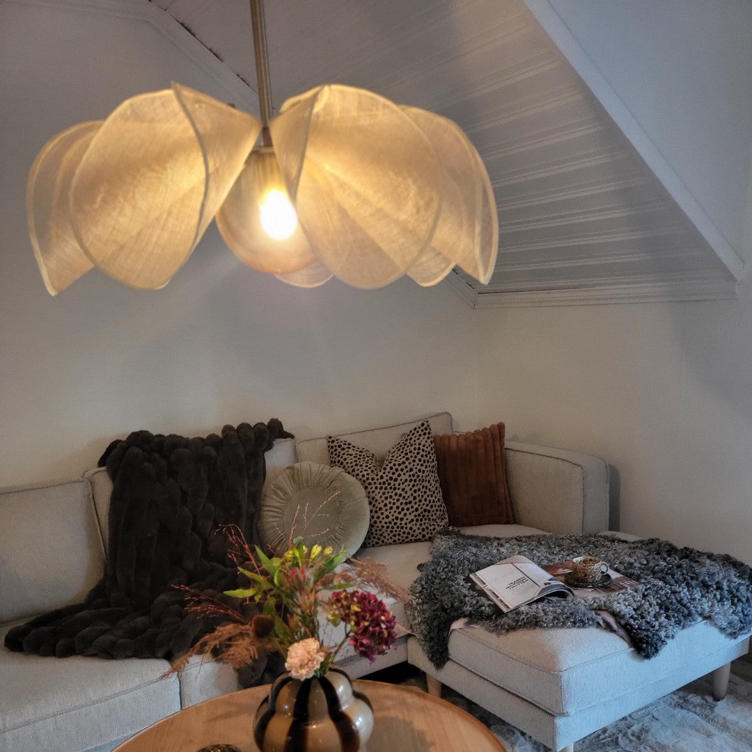 Taklampa Styrka beige (Markslöjd)