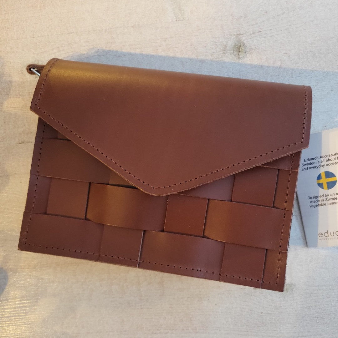 Skinnväska näver mini cognac (Eduardsaccessories)