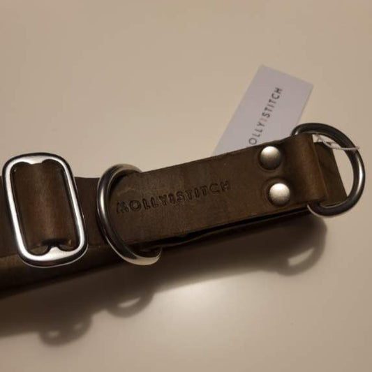 Halsband retriver olive, storlek M (Molly & Stitch)