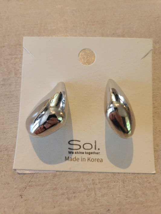 Öronhängen i silver (droppen)