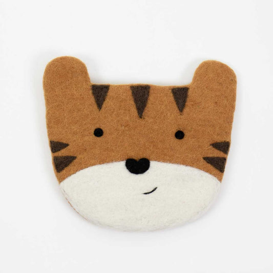 Tovad väggficka tiger