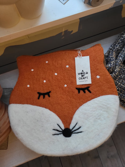 Tovad sittdyna räv